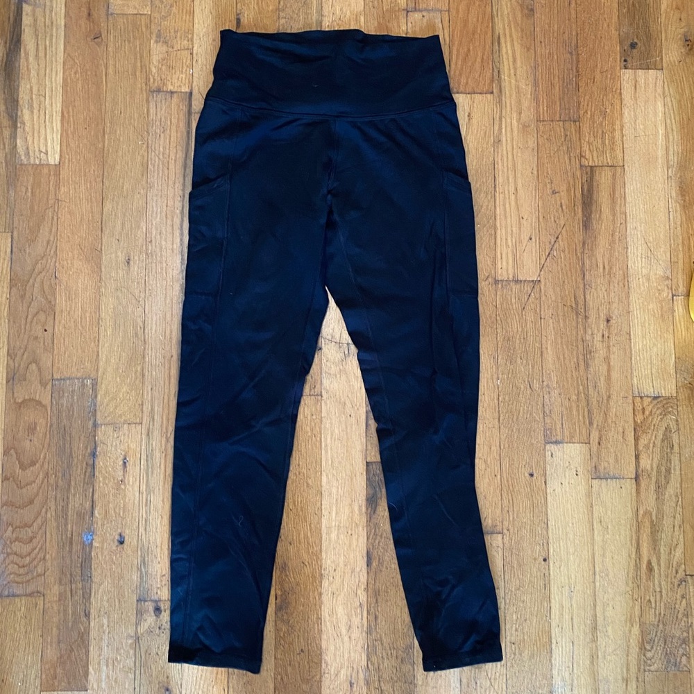 Aerie high-waisted cozy black leggings, size M